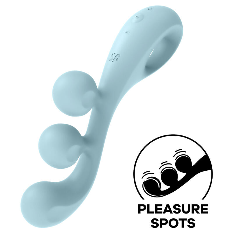 Satisfyer - tri ball 2 multi vibrador azul