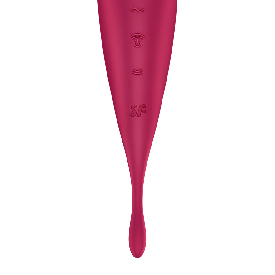 Satisfyer - twirling pro estimulador y vibrador rojo