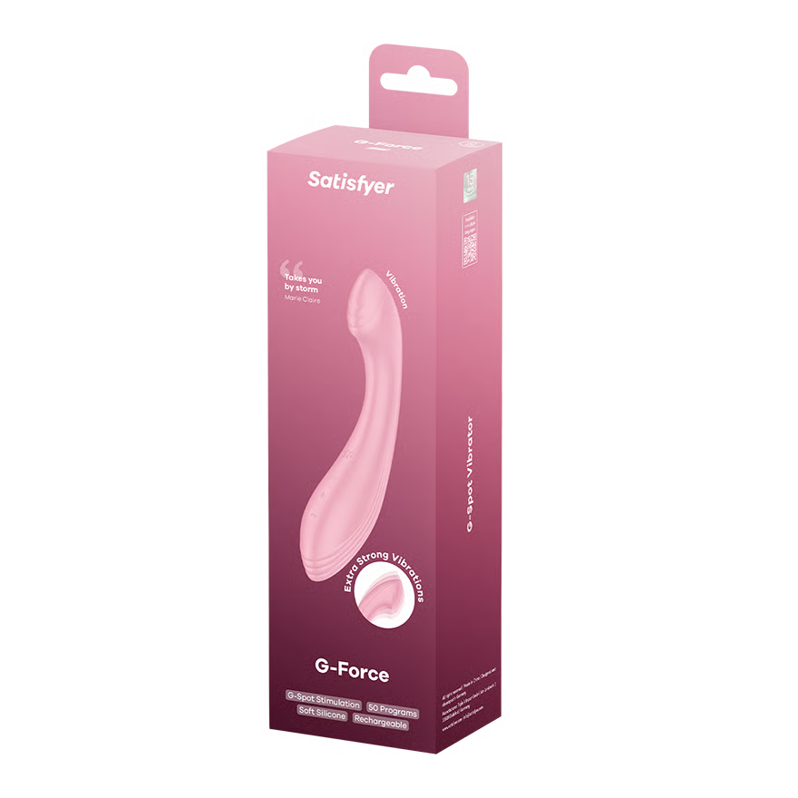 SATISFYER - G-FORCE ESTIMULADOR VIBRADOR PUNTO G ROSA