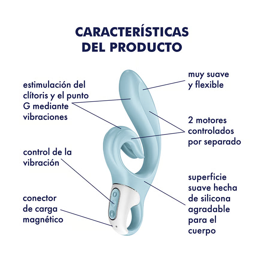 Satisfyer Love Me Vibrador Rabbit Azul
