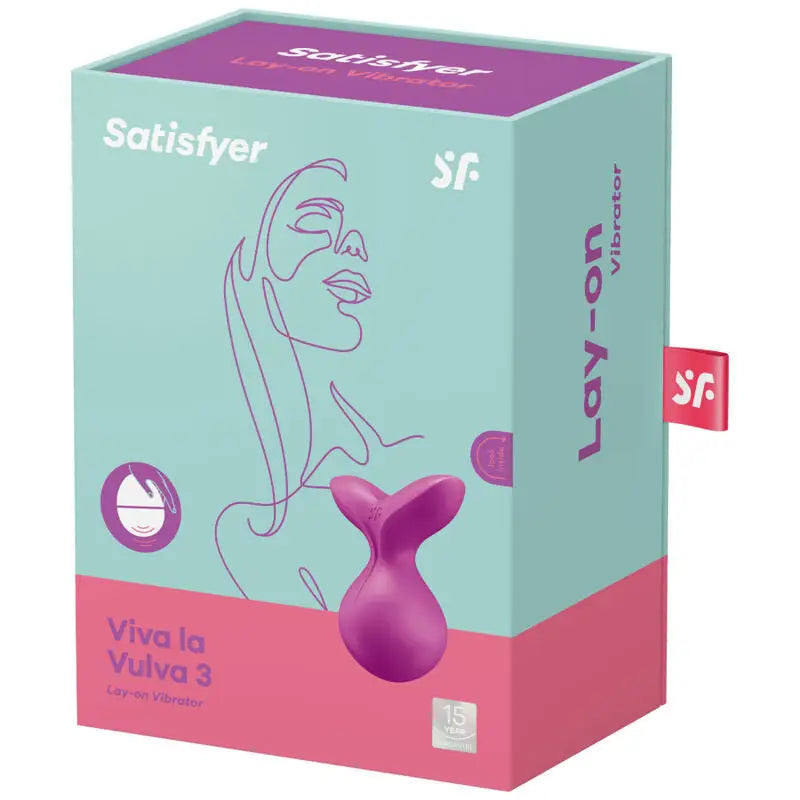 Satisfyer - viva la vulva 3 vibrador lay-on violeta - — / MORADO