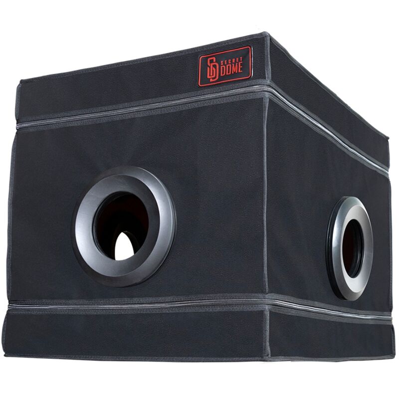 Secret dome - kink club la niche cabina negro & rojo