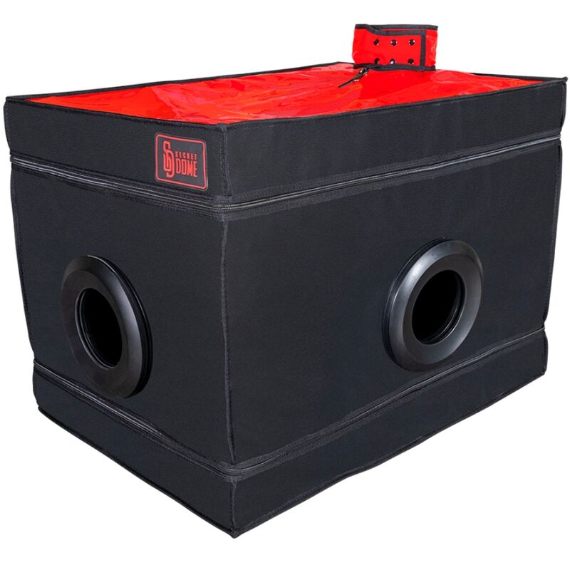 Secret dome - kink club la niche cabina negro & rojo