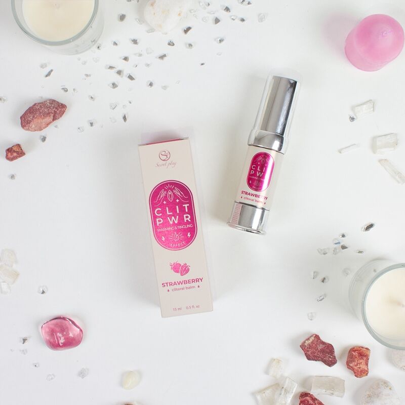 Secret play - clit pwr blsamo de clitoris de fresa