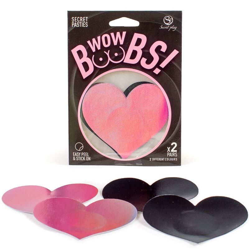Secret play - wow boobs! Cubre pezones corazón