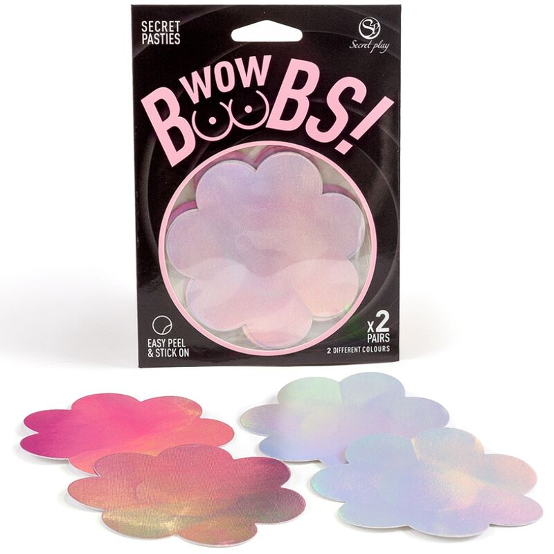 Secret play - wow boobs! Cubre pezones flor