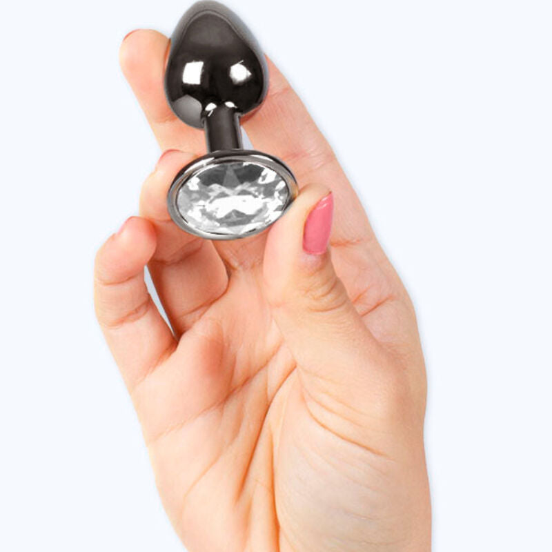 Secretplay - gunmetal butt plug talla s 7 cm