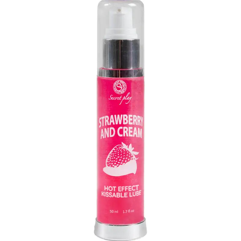 Secretplay - lubricante 2-1 efecto calor fresa&nata 50 ml