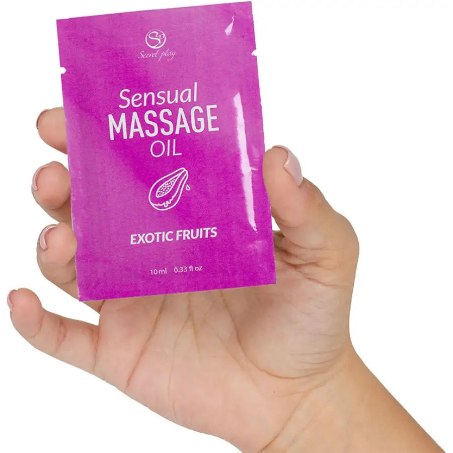 Secretplay - monodosis aceite de masaje frutas exóticas 10
