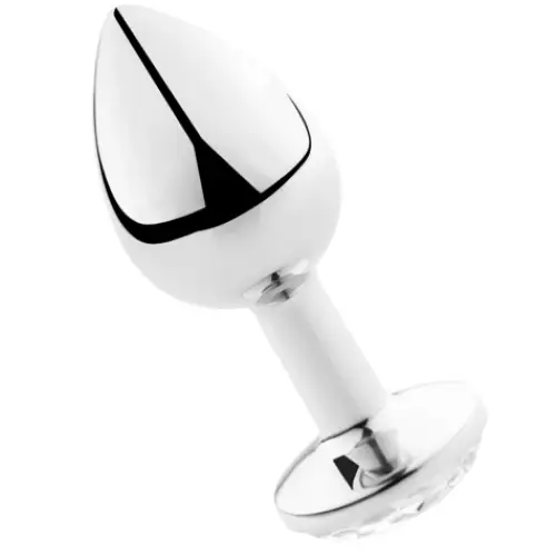 Secretplay - plug anal aluminio transparente 8 cm