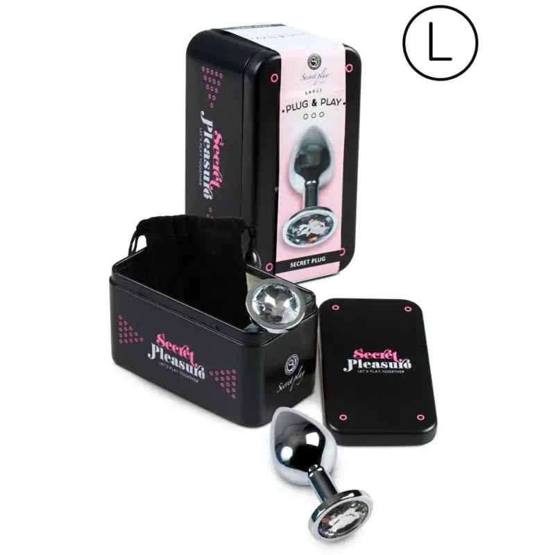 Secretplay - plug anal transparente l