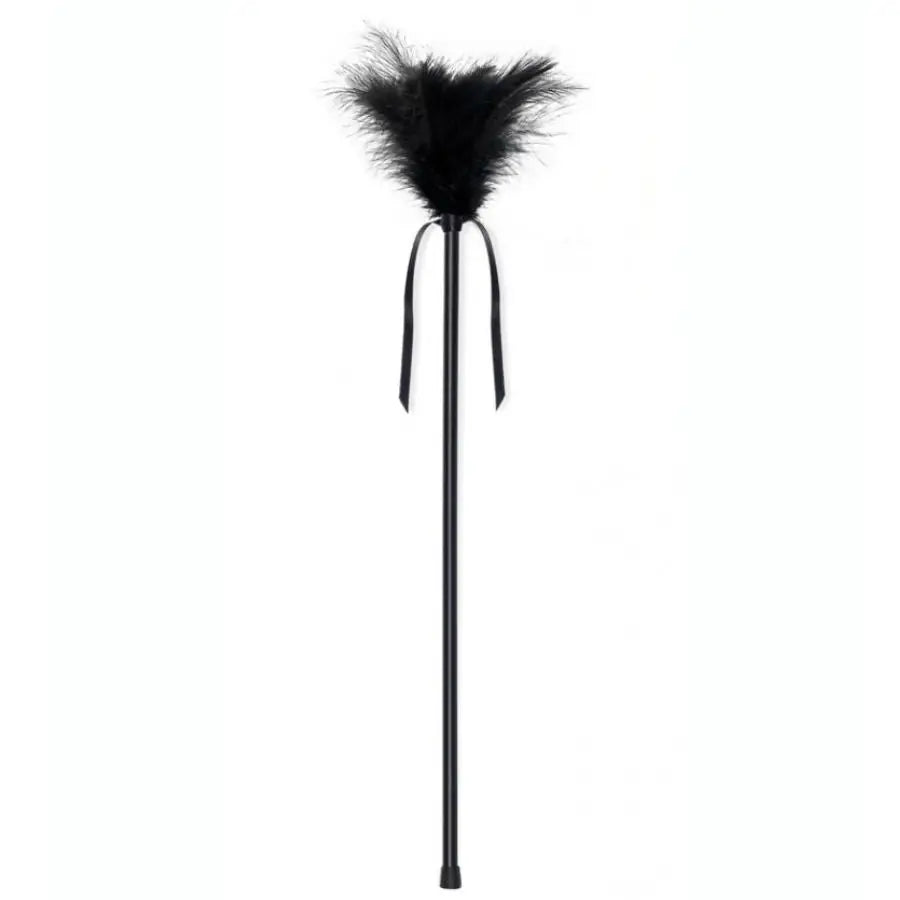 Secretplay - plumero plumas negro 40 cm