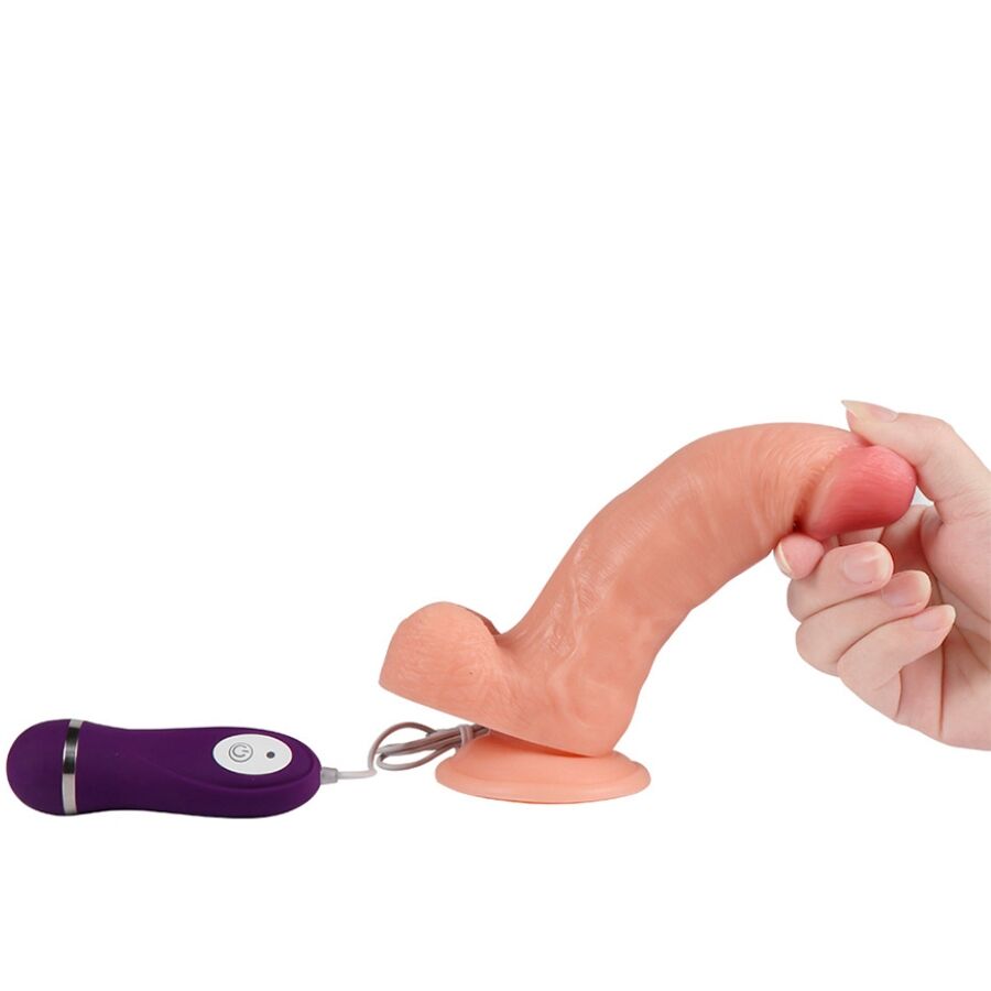 Shequ - iron dragon dildo vibrador con control remoto 17,5