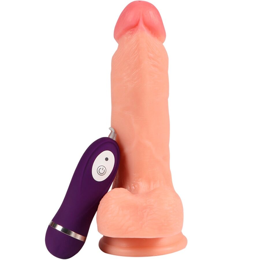 Shequ - iron dragon dildo vibrador con control remoto 17,5