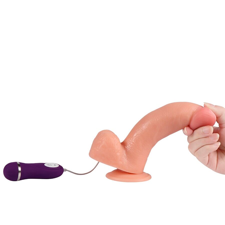 Shequ - phantom dildo vibrador con control remoto 20 cm