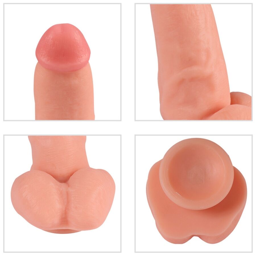 Shequ - red eagle dildo vibrador con control remoto 17 cm