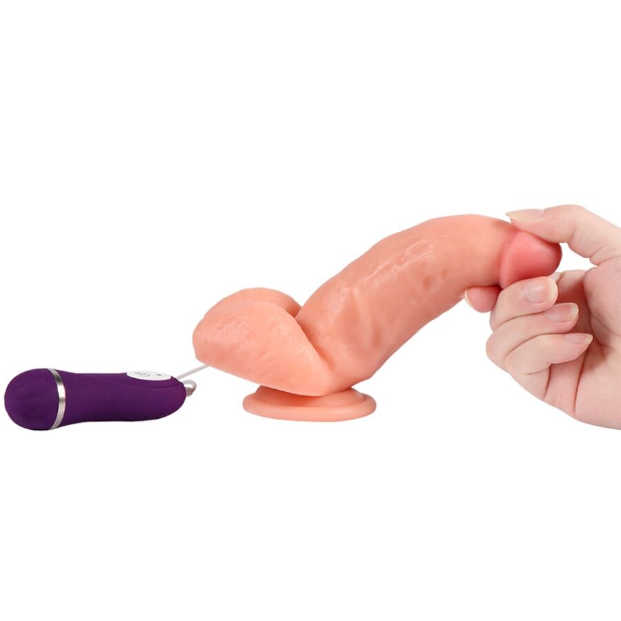 Shequ - soldier dildo vibrador con control remoto 16 cm