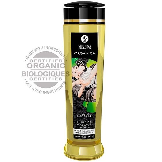 Shunga - aceite de masaje orgánico natural 240 ml