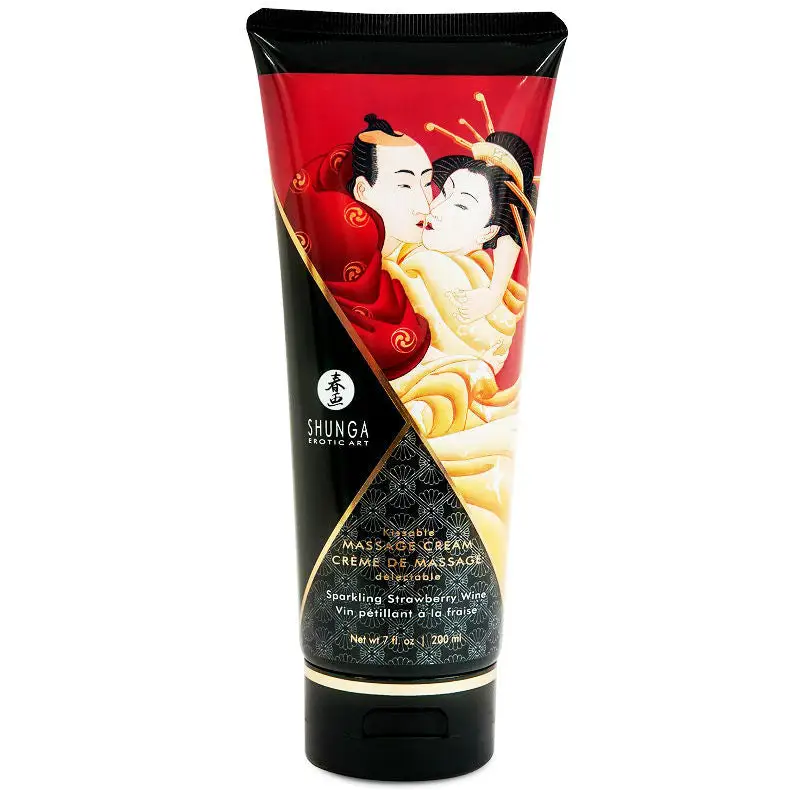 Shunga - crema masaje fresas y cava 200 ml