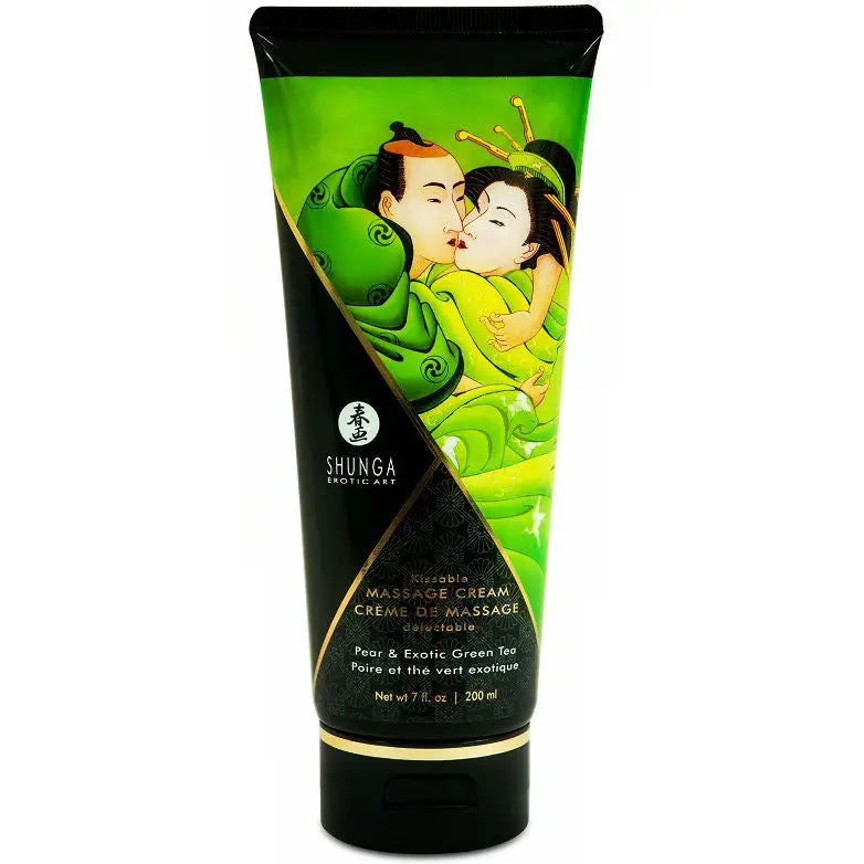 Shunga - crema masaje pera & té verde 200 ml