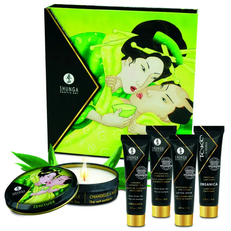 Shunga - kit secret geisha te verde organico