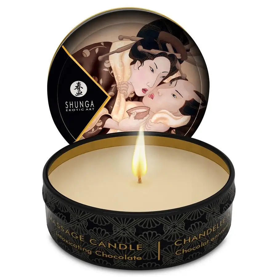 Shunga - mini caress by candelight vela masaje chocolate 30
