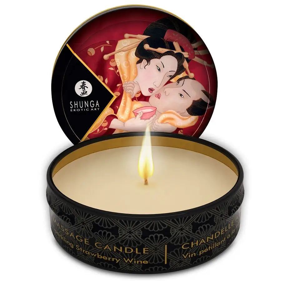 Shunga - mini caress by candelight vela masaje fresas