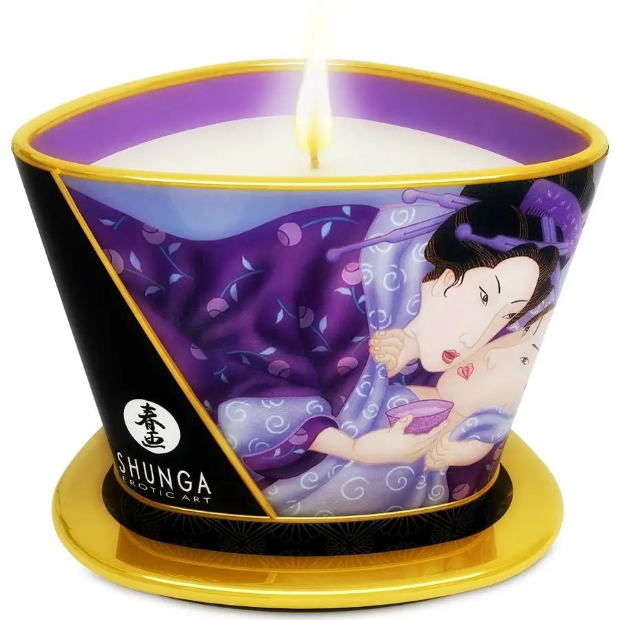 Shunga - mini caress by candelight vela masaje frutas