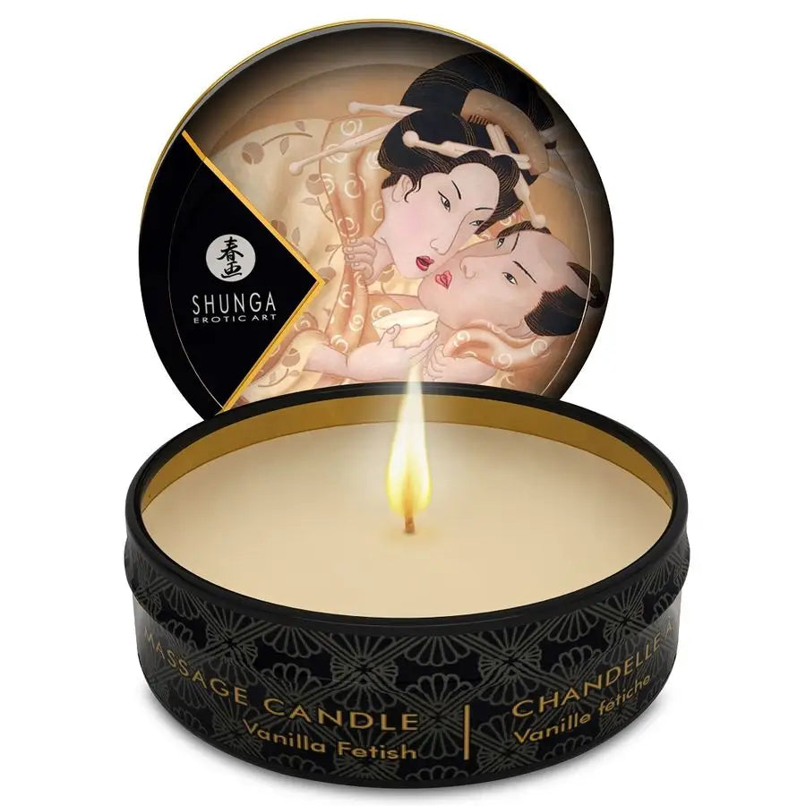 Shunga - mini caress by candelight vela masaje vainilla 30
