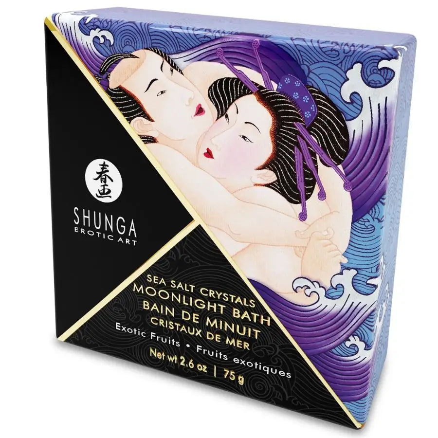 Shunga - sales de baño aromatizadas exotic purple 75 gr