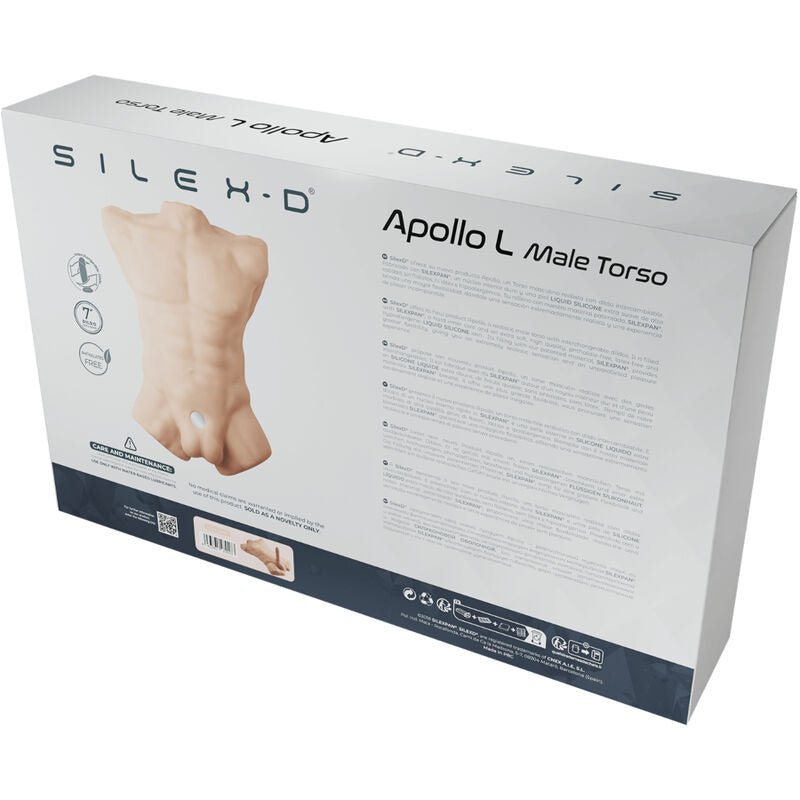 Silexd - apollo l torso realístico masculino
