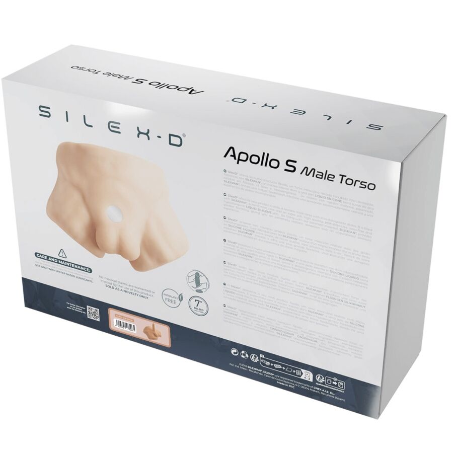 Silexd - apollo s torso bajo realístico masculino caramelo