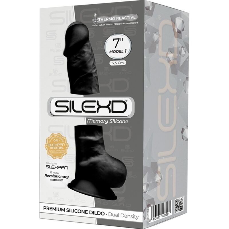 Silexd - modelo 1 pene realístico silicona premium silexpan