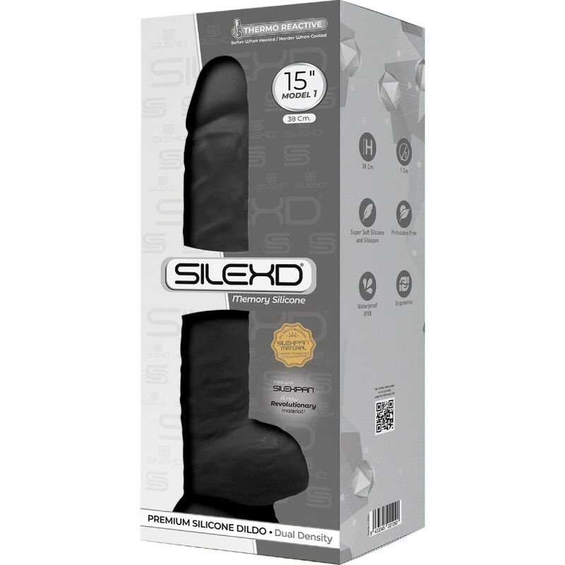 Silexd - modelo 1 pene realístico silicona premium silexpan