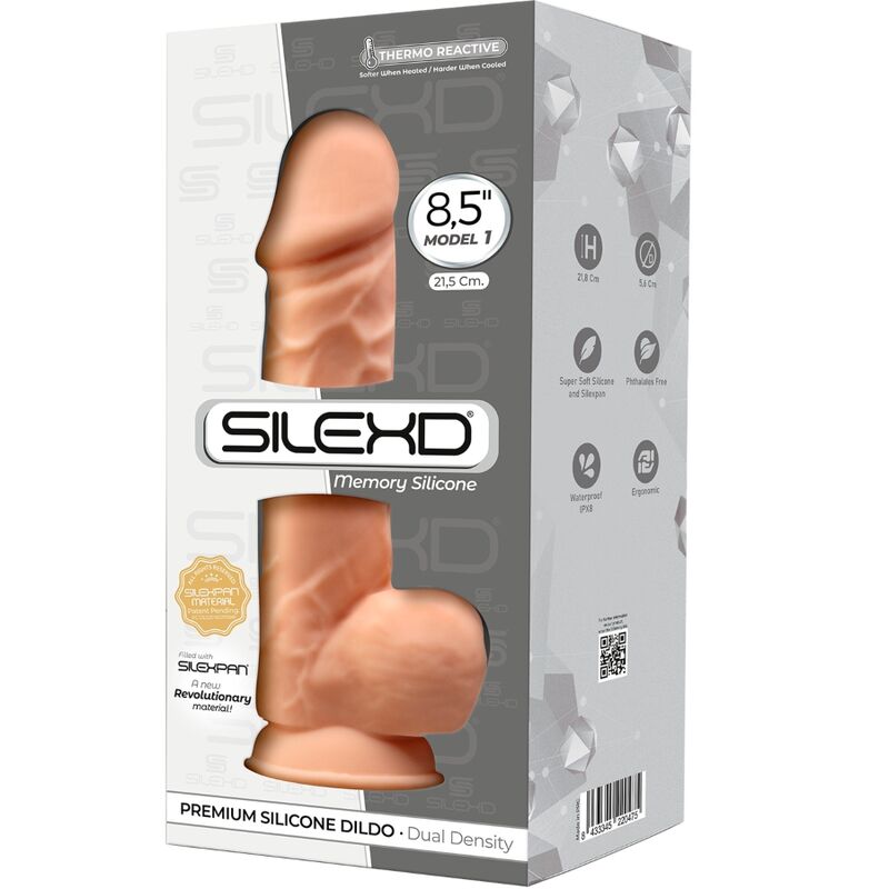Silexd - modelo 1 pene realístico silicona premium silexpan