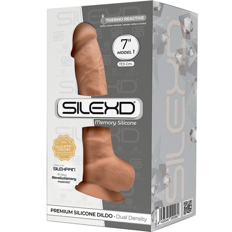 Silexd - modelo 1 pene realístico silicona premium silexpan