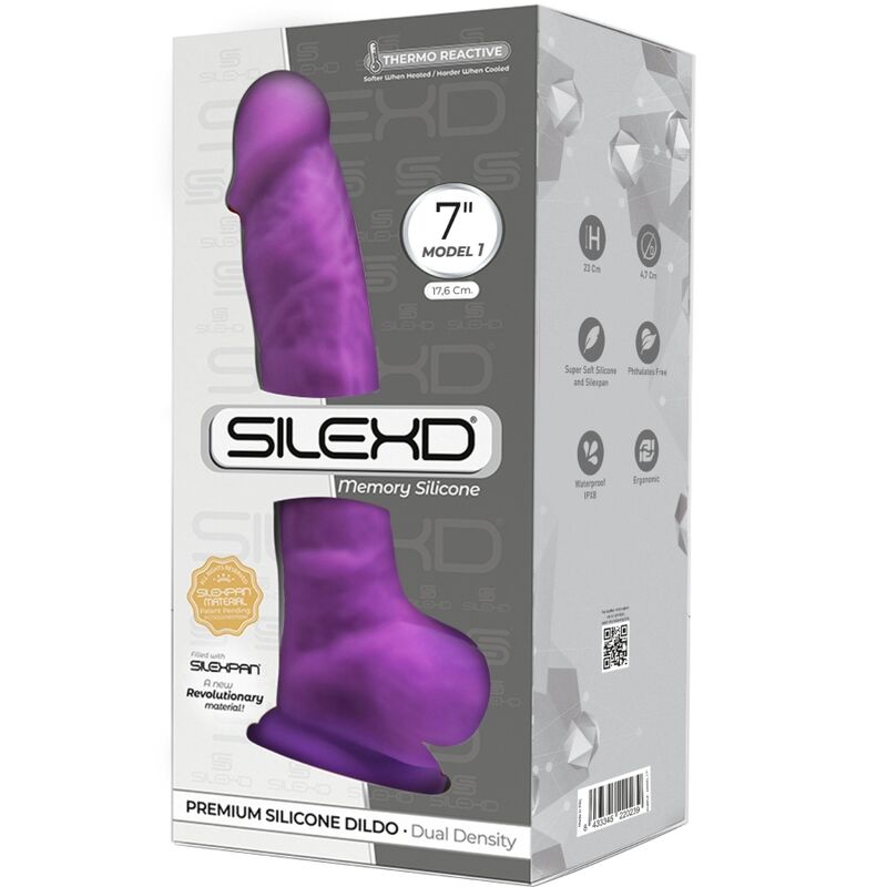 Silexd - modelo 1 pene realístico silicona premium silexpan
