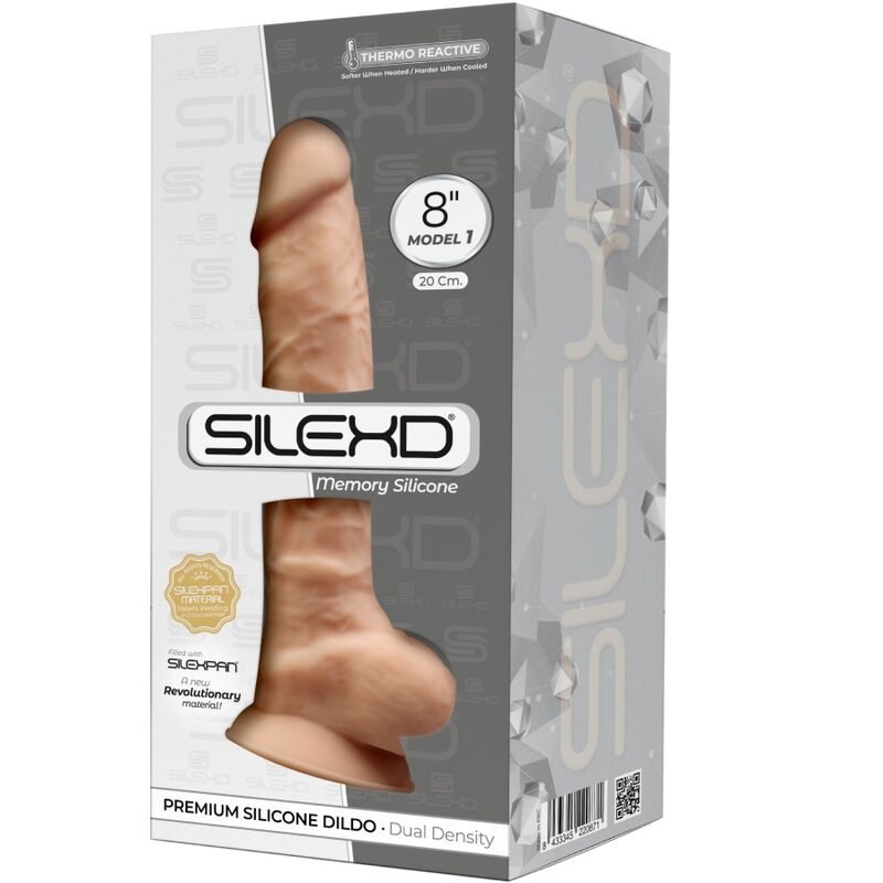 Silexd - modelo 1 pene realístico silicona premium silexpan
