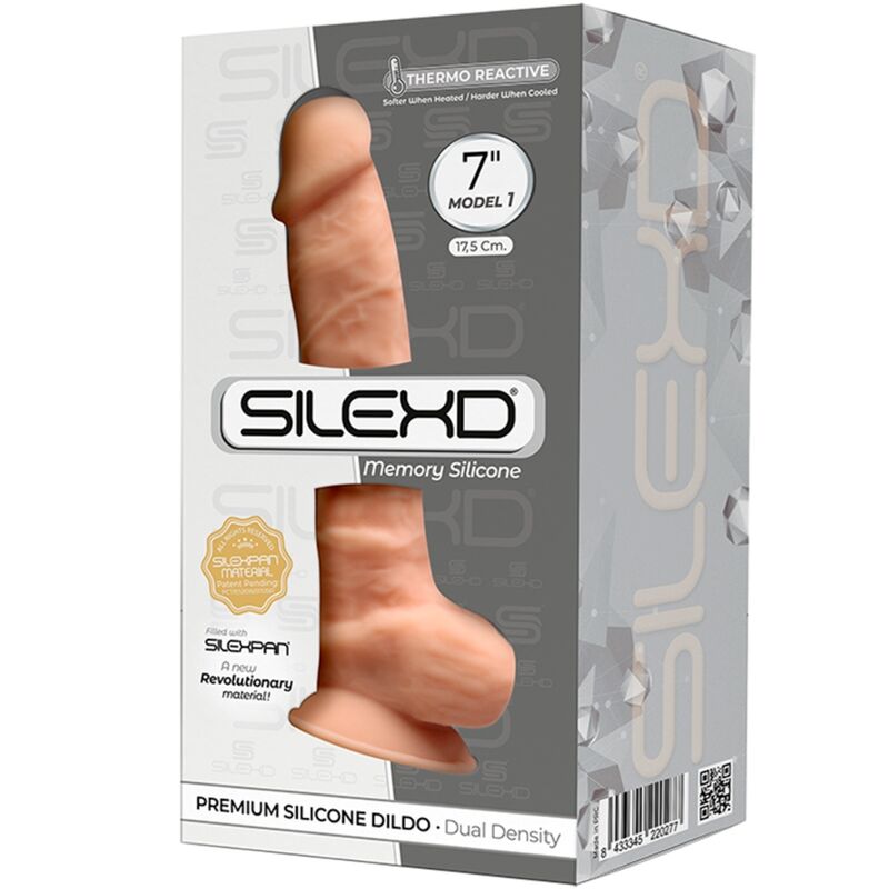 Silexd - modelo 1 pene realístico silicona premium silexpan