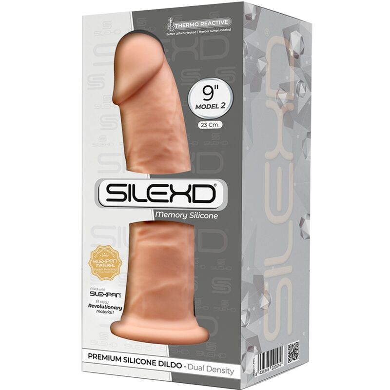 Silexd - modelo 2 pene realístico silicona premium silexpan