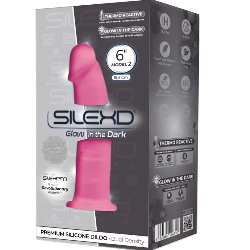 Silexd - modelo 2 pene realístico silicona premium silexpan