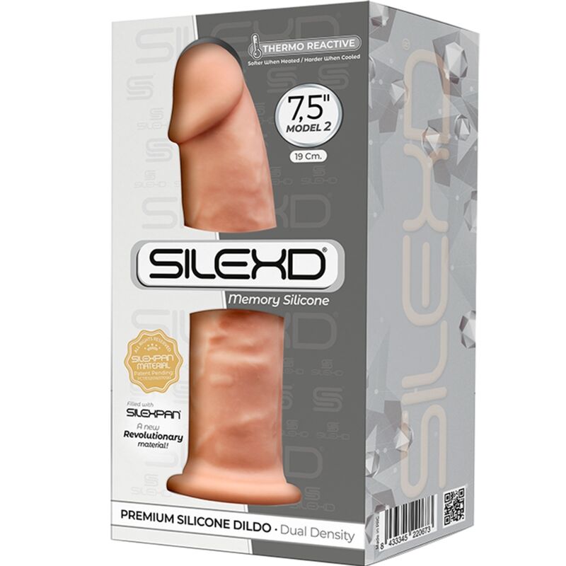 Silexd - modelo 2 pene realístico silicona premium silexpan