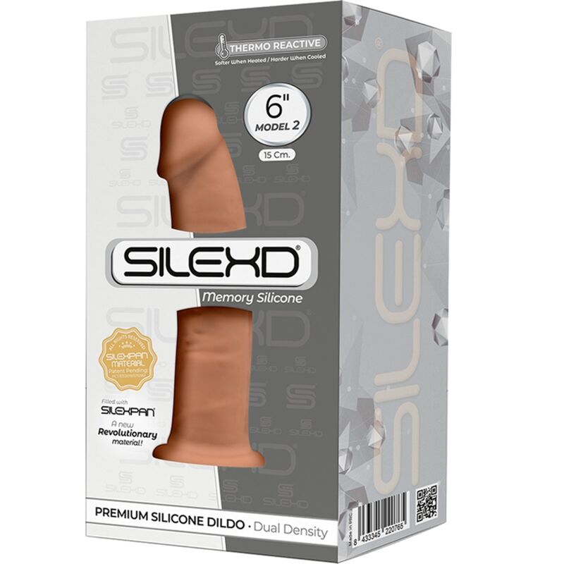 Silexd - modelo 2 pene realístico silicona premium silexpan