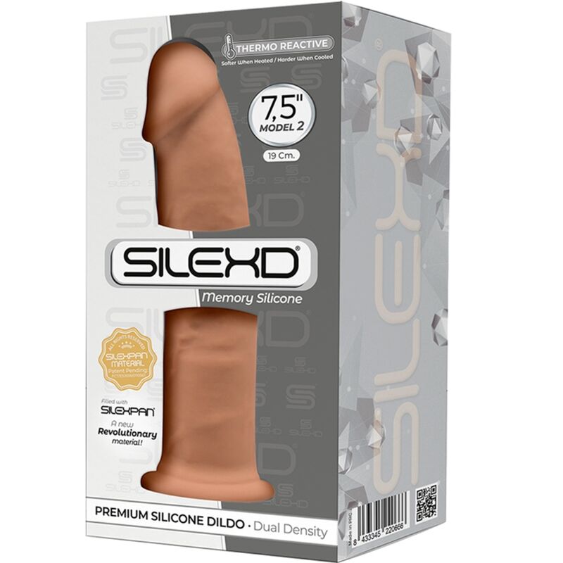 Silexd - modelo 2 pene realístico silicona premium silexpan