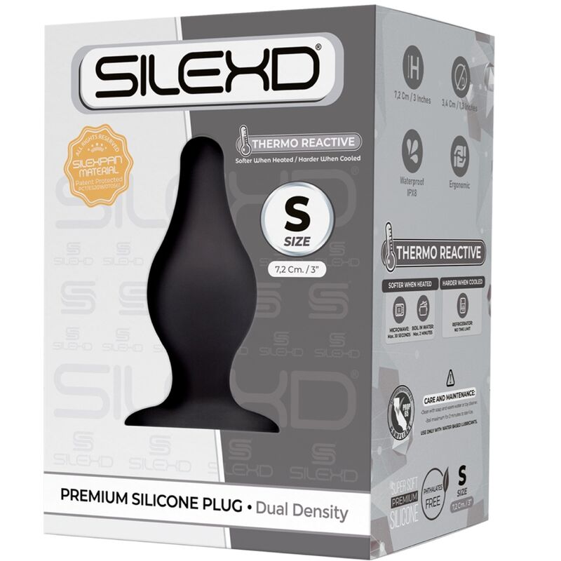 Silexd - modelo 2 plug anal silicona premium silexpan