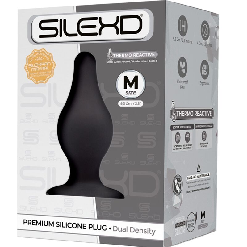 Silexd - modelo 2 plug anal silicona premium silexpan