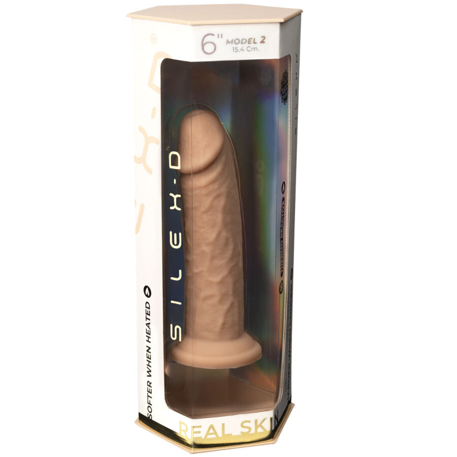 Silexd - pene realístico modelo 2 silicona premium