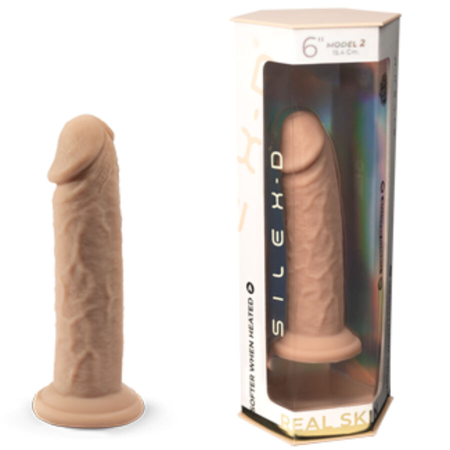 Silexd - pene realístico modelo 2 silicona premium