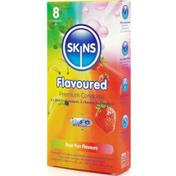 Skins - multi sabores preservativos premium pack 8