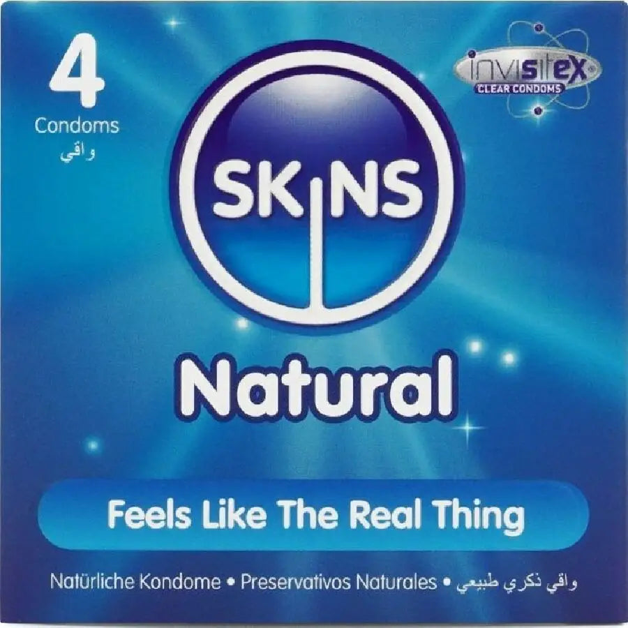 Skins - natural preservativos premium pack 4